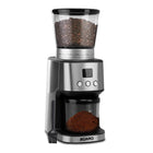 AGARO Stainless Steel Supreme Coffee Grinder,Conical Burr Grinder,31 Grinding Settings,Pulse Mode,Adjustable Digital Timer,Single Dose Grinder For Espresso Filter Dripper Moca,Espresso,Silver 