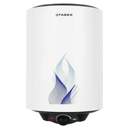 Faber Jazz 25L Storage wall Water Heater | Heating Indicator | Free Installation | 8 Bar Pressure, Temperature Control, MFV Valve, Auto Cut-Off, PUF Technology | 2000W, 5 Star | FWG JAZZ 25 V (White) 