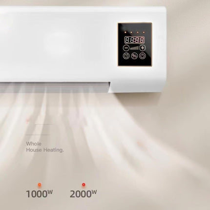 𝓓rumstone (𝟏𝟔 𝐘𝐄𝐀𝐑 𝐖𝐀𝐑𝐑𝐀𝐍𝐓𝐘) Indoor Wall Heater 1500W – Quiet Operation, 8H Timer, Air Conditioner Function, Perfect for Bedroom & Home Heating & Cooling Compact & Stylish