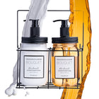 Kimirica Bouquet Hand wash Hand Lotion Duo set with Metal Caddy | Goodness of Frangipani and Rose, 100% Vegan & Paraben Free | Long Lasting fragrance | Luxury Gift set | Gift hamper | Premium Packaging (500ml x 2) 