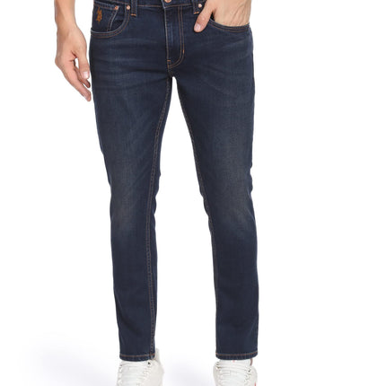 U.S. POLO ASSN. Men's Slim Jeans (UDJEN0709_Dark Blue 