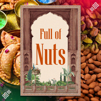 7 BAZAARI Mewa Gujiya – Traditional Indian Holi Sweet, 6 Piece Pack, Rich in Flavor and Authentic Taste Natural ingredients made with real nuts and dry fruits 