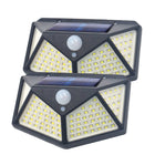 SUNET 100-LED Motion Sensor Outdoor Light IP65 Waterproof Wireless Led Solar Outdoor Lights Bright for Backyard Garden Fence Patio Front Door Garage Deck Pathway Porch 