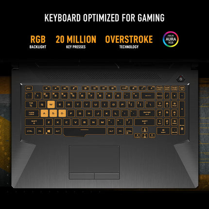 ASUS TUF Gaming A15, 15.6" FHD 16:9 144Hz 250nits, AMD Ryzen 5 7535HS Processor, Gaming Laptop (16GB RAM/512GB SSD/NVIDIA GeForce RTX 3050/Windows 11/Office 2021/Graphite Black/2.3 Kg),FA566NC-HN083WS 