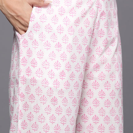 Libas Women's Cotton Kurta Sets (34800_Pink 
