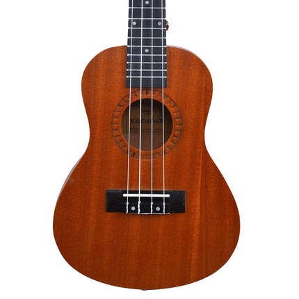 Kadence Concert Ukulele 23", Cinnamon Brown colour, fluorocarbon strings, matt finish with strap and bag (Spring Summer Collection of Ukuleles) 
