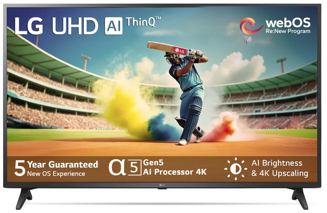 LG 164 cm (65 inches) 4K Ultra HD Smart LED TV 65UQ7500PSF (Ceramic Black) 