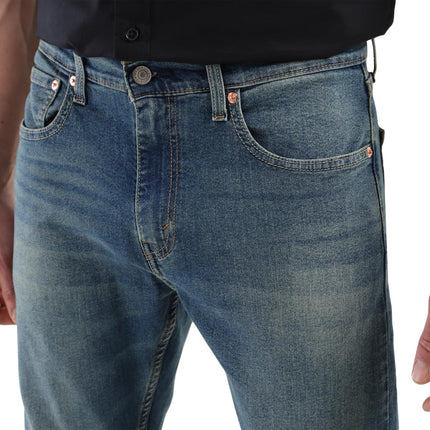 Levi's Men's 512 Slim Tapered Fit Mid Rise Light Fade Stretchable Jeans Blue 