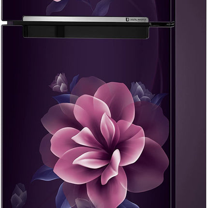 Samsung 236L 2 Star Digital Inverter Frost-Free Double Door Refrigerator Appliance (RT28C3022CR/NL,Camellia Purple 