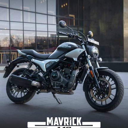 Hero MAVRICK 440 Bike(Base) Arctic White Booking for Ex-Showroom Price 