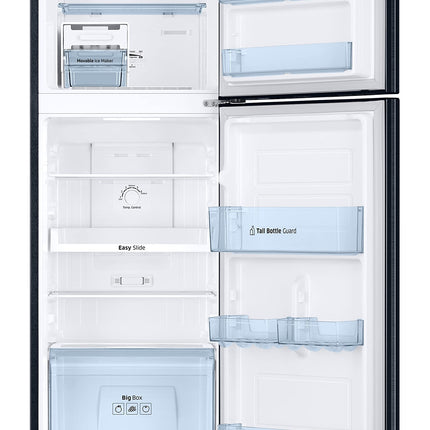 Samsung 236L 2 Star Inverter Frost-Free Double Door Refrigerator Appliance (RT28C3122CU/HL,Camellia Blue), Base Stand Drawer 