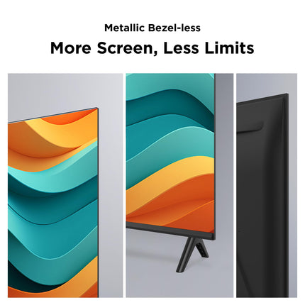 TCL 79.97 cm (32 inches) Metallic Bezel-Less S Series FHD Smart Android LED TV 32S5500AF (Black) 