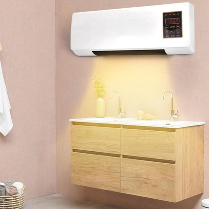 𝓓rumstone (𝟏𝟔 𝐘𝐄𝐀𝐑 𝐖𝐀𝐑𝐑𝐀𝐍𝐓𝐘) Indoor Wall Heater 1500W – Quiet Operation, 8H Timer, Air Conditioner Function, Perfect for Bedroom & Home Heating & Cooling Compact & Stylish