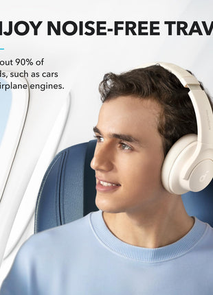 Soundcore by Anker Q20i Hybrid ANC Wireless Over Ear Headphones White