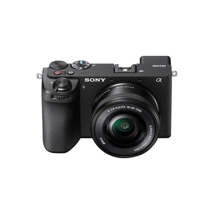 Sony Alpha ILCE-6700L APS-C Interchangeable-Lens Mirrorless Camera (Body + 16-50 mm Power Zoom Lens) | Made for Creators | 26.0 MP | Artificial Intelligence Based Autofocus | 4K 60p Recording - Black