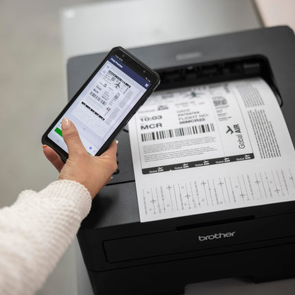 Brother HL-L2440DW (New Launch) Auto Duplex Laser Printer, 30 PPM Print Speed, LCD Display, 64 MB Memory, (WiFi WiFi Direct LAN USB), 250 Sheet Paper Tray, 3000 Pages Inbox Toner, Free Installation 