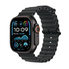 Apple Watch Ultra 2 [GPS + Cellular 49 mm] Smartwatch, Sports Watch with Black Titanium Case with Black Ocean Band. Fitness Tracker, Precision GPS, Action Button, Bright Retina Display 