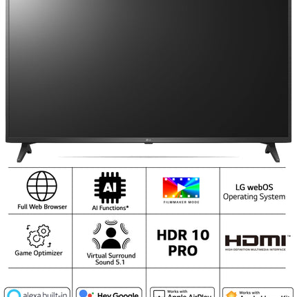 LG 164 cm (65 inches) 4K Ultra HD Smart LED TV 65UQ7500PSF (Ceramic Black) 