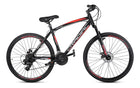 Cradiac Discover PRO 21 Speed Steel High Performance Gear Hybrid Cycles for Men with Front Suspension & Disc Brakes | Ideal for 15+ Years, Unisex, Frame Size : 18.5 Inch | 700 * 35C Tires 