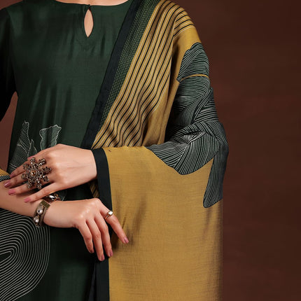 Libas Women's Silk Blend Kurta Set (36771O 
