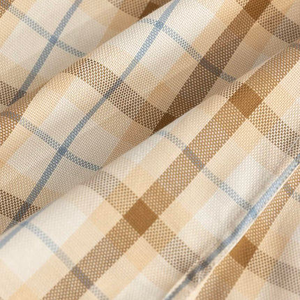 SNITCH Lamberto Light Brown Checks Shirts 