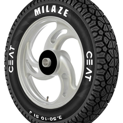 Ceat Milaze X5 90/100-10 53J Tubeless Scooter Tyre,Front or Rear 