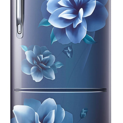 Samsung 183 L, 4 Star, Digital Inverter, Direct-Cool Single Door Refrigerator (RR20C1724CU/HL, Camellia Blue) 
