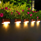 CaiFang Solar Deck Lights Outdoor, 16 PCS Solar Step LED Waterproof Lighting for Outdoor Deck, Patio, Driveway (Warm White) 