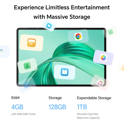 HONOR Pad X8A with Free Flip-Cover 27.94Cm (11 Inch) Wi-Fi Tablet,4GB Ram 128 GB ROM Expandable Up to 1TB FHD Display 90Hz Refresh Rate,8300Mah Battery,Quad Speakers,Snapdragon 680,Android 14,Grey 
