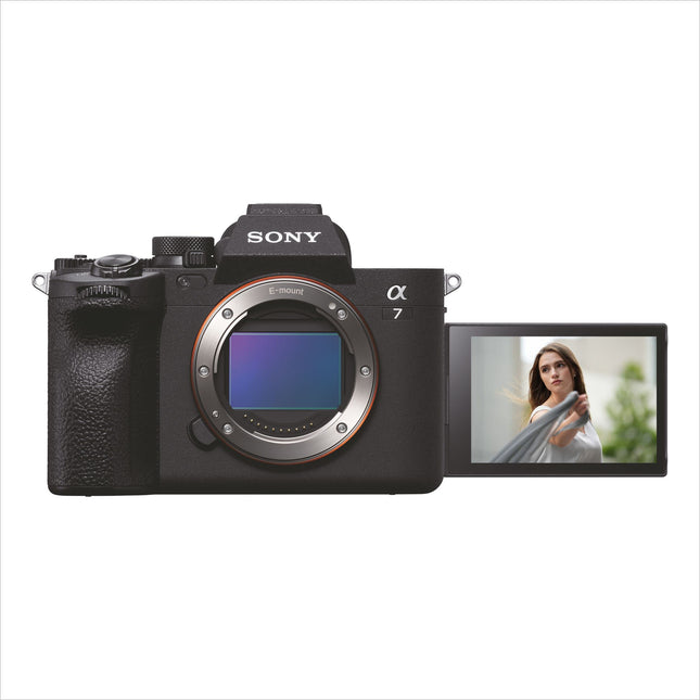 Sony Alpha ILCE-7M4 Full-Frame Hybrid Camera 33MP Interchangeable-Lens Mirrorless Camera Body (4K 60P Video Recording, Real-Time Eye AF for Humans, Birds, Animals) - Digital_Zoom, Black, 