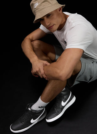 Nike Court Vision Mid NN Black White Black Mens Running Shoes UK 7