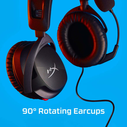 HyperX Cloud Stinger 2 Greatness Refined, Lightweight Wired Over Ear Headset with mic, Swivel-to-Mute Function, 50mm Drivers, PC Compatible - Black (519T1AA) 