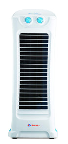 Bajaj Snowvent Tower Fan For Home| Lightweight Portable Tower AC| Tough Blower With 3 Speed Control| Cooler for home| High Air Throw with Swing Control|1- Year Warranty By Bajaj|Blue-Turquoise|1200 mm 