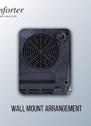 Havells Comforter 2000 Watt Room Heater with Overheat Protection| Easy to Carry for Bedroom and Office| Adjustable Thermostat Control Knob & Adjustable Vent for Air Delivery (White and Black)