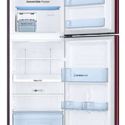 Samsung 236L 2 Star Inverter Frost-Free Convertible 3 In 1 Double Door Refrigerator Appliance (RT28C3732HT/HL,Hydrangea Plum) 