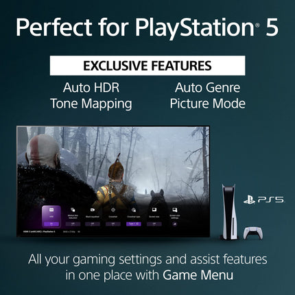 Sony 55 Inch 4K Ultra HD TV X90L Series: BRAVIA XR Full Array LED Smart Google TV with Dolby Vision HDR and Exclusive Features for The PlayStation® 5 XR55X90L- Latest Model,Black 