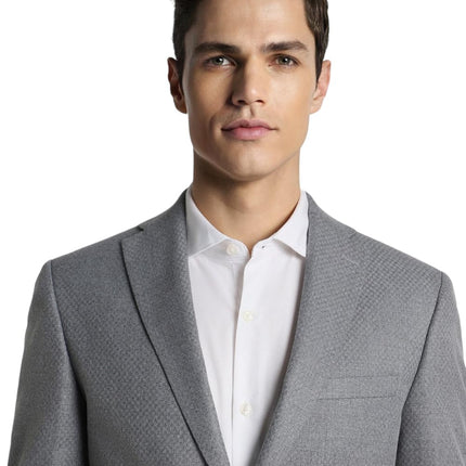 Peter England Men's Blazer (PIBZWNSF680799_Grey 