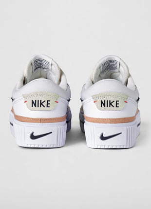 Nike WMNS Court Legacy Lift White Black Hemp Team Orange