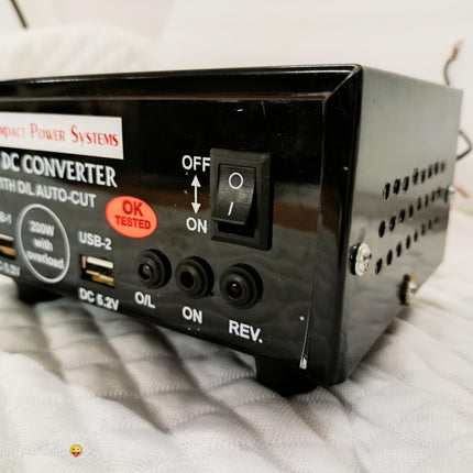 200Watt Converter, 200W Mini Inverter for Home, Car, Laptop, D2H Box, Mobile Charger(12V DC to 220V AC Solar Converter),220v Ac Converter Mini Inverter 
