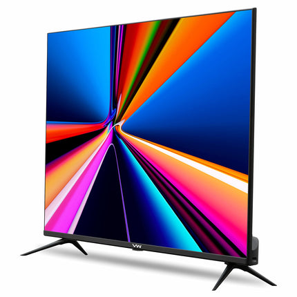 VW 80 cm (32 inches) Linux Series Frameless HD Ready Smart LED TV VW32C2 (Black) | with 18 Months Warranty 