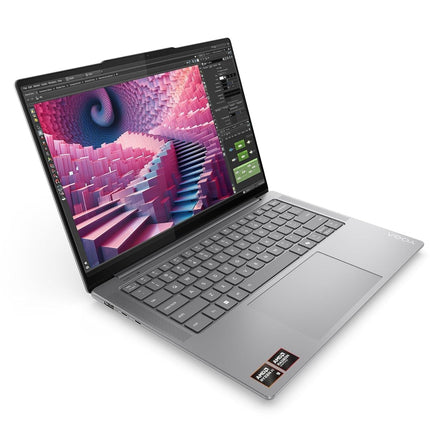 Lenovo Yoga Pro 7 Ryzen AI 9 365 (32GB RAM/1TB SSD/Copilot+PC/14.5"(36.8cm)/2.8K WQXGA+OLED/120Hz/Windows11/Office Home 2024/Grey/1.54Kg), 83HN0027IN AI Laptop 