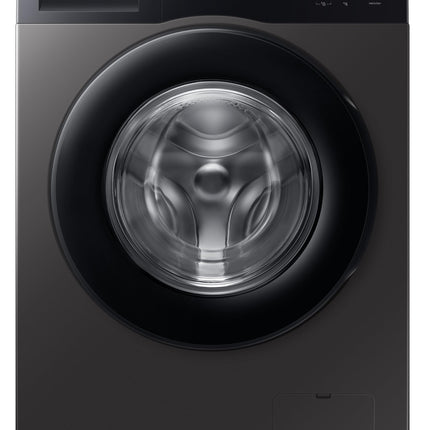 Samsung Smart Choice 12 kg, 5star, AI Ecobubble, Super Speed, Wi-Fi, Hygiene Steam with Inbuilt Heater, Digital Inverter, Fully-Automatic Front Load Washing Machine (WW12DG5B24AXTL, Inox) 