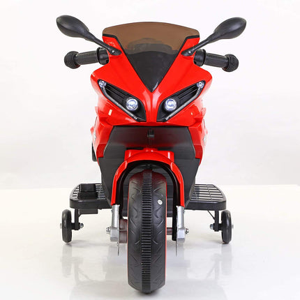 MUNMUN TOY S Kids Electric Ride-On Motorcycle Bike With Hand Accelerator, Lights, Horn, Usb Music, Dual Battery And Motor, Perfect For Children Ages 2-5, Red 