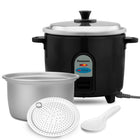 Panasonic Electric Automatic Cooker With Auto Switch Off| SR-WA10 (E) | 450 Watts | Capacity 1.0 Litre With 600 Grams Raw Rice Cooking |Colour Black 