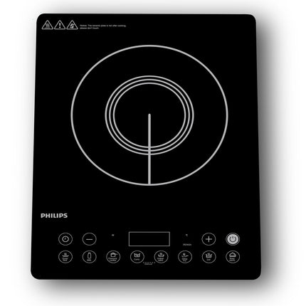 Philips HD4995/00 2100W Induction cooktop with soft touch panel | 11 Preset Menus | 3yrs warranty on coil 