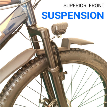 ImpulseGo X1 Mountain Electric Cycle with 7.8Ah Removable Battery, Dual Disc, Front Suspension, 36V 250W BLDC Motor, Quick Acceleration, 2 Years Battery Warranty 90% Assembled (Blue) 