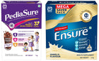 Ensure Complete & Balanced Nutrition Drink For Adults 2kg, Vanilla Flavour & Pediasure Health and Nutrition Drink Powder 1kg, Premium Chocolate Flavour Value Pack 