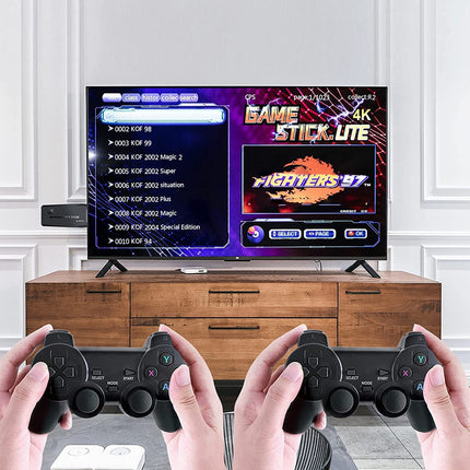 New World TV Video Games for Kids Wireless 64GB Memory, HD Classic Games Console with TF Card, 9 Emulator Console, HDMI Output TV Video Game Console Game Stick 