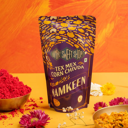 Bombay Sweet Shop Holi Gift Hampers | Holi Party Box (9 Products) | Holi Gift Hamper| Chocolate, Namkeen Snacks| Gulaal Holi Colors | Gift for Men and Women | Healthy Snacks | Premium Gift Hamper 