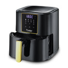 Prestige Nutrifry Electric Digital Air Fryer| 80% less Oil Consumption|4.5L Capacity |1200 Watts Power|Fry,Grill,Roast,Bake,Reheat|Digital Display with 8 Preset Menu|Easy to Clean Frying Basket|Black 